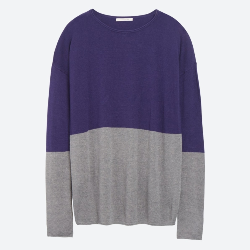 41 Hawthorn grey/indigo pullover sweater